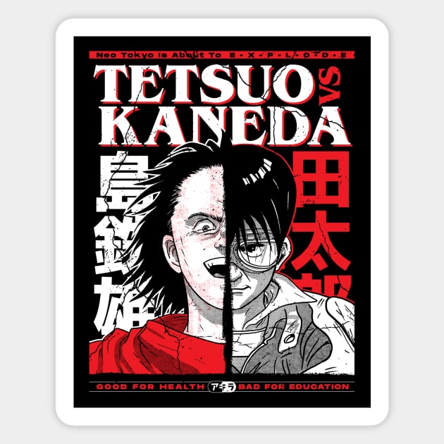 Tetsuo VS Kaneda Magnet by Krobilad